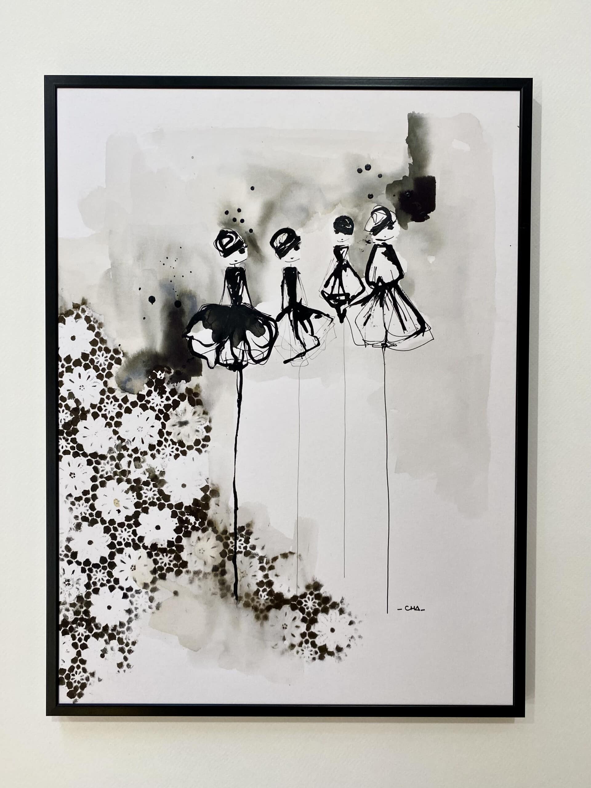 Silhouettes (2)
Encre de Chine sur Canson 300g
30x40cm
